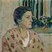 Charlotte Moser Schwester des Künstlers - Koloman Moser — Ansicht des Kunstwerks