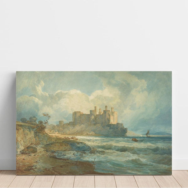 Château de Conway, Pays de Galles du Nord - Joseph Mallord William Turner | Reproduction Tableau Décoration murale affiche copie