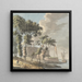 Château de Cowes, Isle of Wight - John Inigo Richards — gerahmtes Bild an der Wand