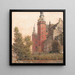 Château de Frederiksborg vu du nord-ouest - Christen Købke — gerahmtes Bild an der Wand