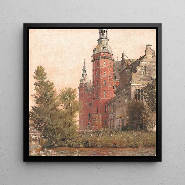 Château de Frederiksborg vu du nord-ouest - Christen Købke