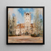 Château de Greillenstein - Anton Romako — gerahmtes Bild an der Wand