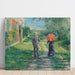 Reproduktion des Gemäldes Chemin Montant - Gustave Caillebotte