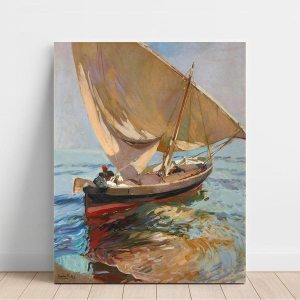 Reproduktion des Gemäldes Weg zum Fischfang, Valencia - Joaquín Sorolla