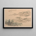 Landschaft - Cheng Tinglu — gerahmtes Bild an der Wand
