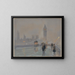 Das Palace of Westminster und Big Ben - Childe Hassam — gerahmtes Bild an der Wand