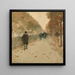 Quai du Louvre - Childe Hassam — gerahmtes Bild an der Wand