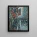 Regentag auf der Fifth Avenue - Childe Hassam — gerahmtes Bild an der Wand