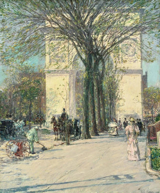 Childe Hassam - Washington Arch Spring.webp