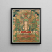 Manjushri - Ming-Dynastie Chinas — gerahmtes Bild an der Wand