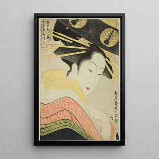 Chokosai Eisho - Misayama of the Chojiya from the series Beauties of the Licensed Quarter Kakuchu bijin kurabe.webp