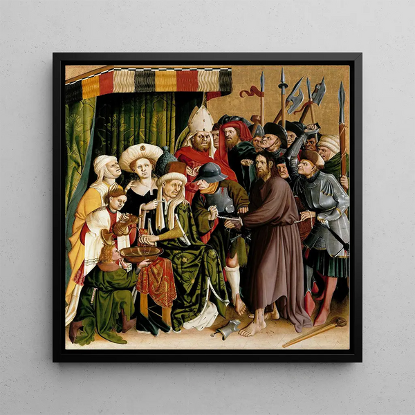 Christ devant Pilate - Les ailes de l'autel de Wurzach en haut à droite - Hans Multscher