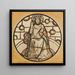 Christus in Majestät - Sir Edward Coley Burne-Jones — gerahmtes Bild an der Wand