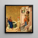 Christus und die samaritanische Frau - Duccio di Buoninsegna — gerahmtes Bild an der Wand