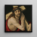 Christus mit dem Kreuz tragend - Andrea Solario — gerahmtes Bild an der Wand