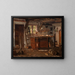 Ein Tischleratelier - Christen Dalsgaard — gerahmtes Bild an der Wand