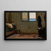 Die Kammer eines Fischers - Christen Dalsgaard — gerahmtes Bild an der Wand
