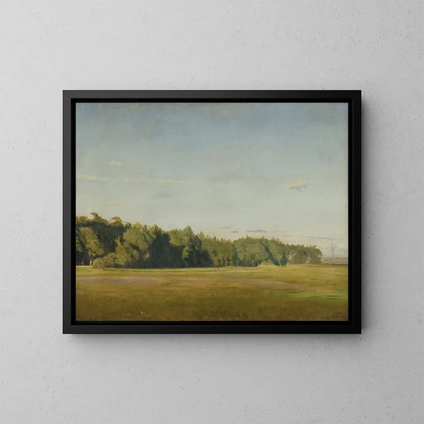 Landschaft - Christen Dalsgaard — gerahmtes Bild an der Wand