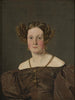 Adolphine Emelie Petersen née de Roepstorff - Christen Købke — Ansicht des Kunstwerks