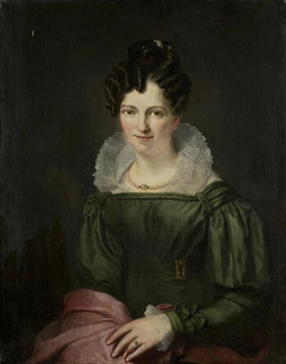 Christiaan Julius Lodewijk Portman - Portrait of Maria Christina Nijssen Wife of Anthonie van der Hout.webp