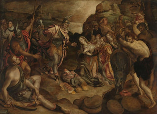 Christiaen Jansz van Bieselingen - The Meeting of David and Abigail.webp