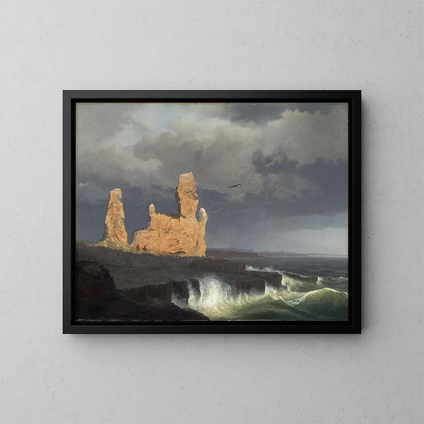 La côte islandaise - Christian Ezdorf — gerahmtes Bild an der Wand