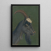 Ziegenkopf - Christian Friedrich Gille — gerahmtes Bild an der Wand