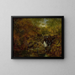 Bergbach - Christian Friedrich Gille — gerahmtes Bild an der Wand