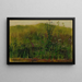Pflanzen am Ufer - Christian Friedrich Gille — gerahmtes Bild an der Wand