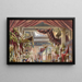 Ein elaboriertes römisches Atrium - Christian Jank — gerahmtes Bild an der Wand