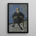 Naima Wifstrand die Schauspielerin - Christian Krohg — gerahmtes Bild an der Wand