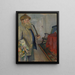 Selbstporträt - Christian Krohg — gerahmtes Bild an der Wand