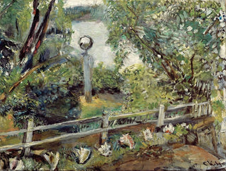 Der Garten mit der Glaskugel - Christian Krohg — Ansicht des Kunstwerks