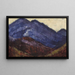 Die blauen Berge - Christian Rohlfs — gerahmtes Bild an der Wand