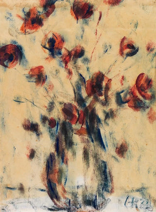 Christian Rohlfs - Feldmohn in blauer Vase.webp