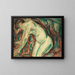 Akt weiblich kniend - Christian Rohlfs — gerahmtes Bild an der Wand