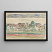Landschaft - Christian Rohlfs — gerahmtes Bild an der Wand