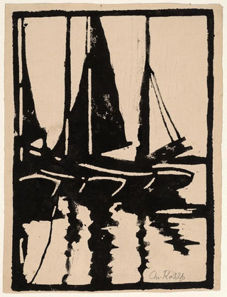 Christian Rohlfs - Sailboats in the Harbor.webp