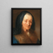 Eine alte Frau - Christian Seybold — gerahmtes Bild an der Wand