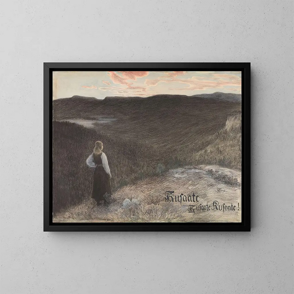 Kusaate Kusaate Kusaate - Christian Skredsvig — gerahmtes Bild an der Wand