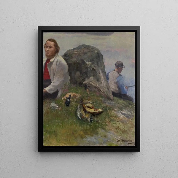 Ohne Titel - Christian Skredsvig — gerahmtes Bild an der Wand