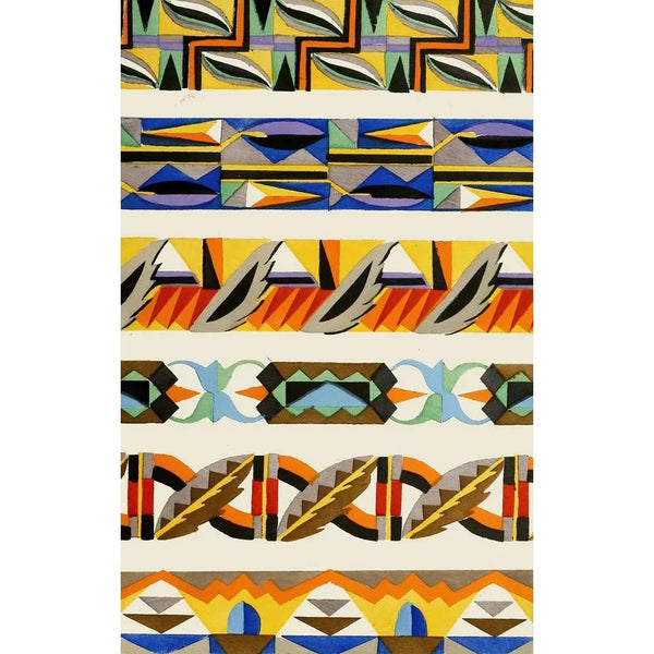 Formes ornementales für die angewandte Kunst auf Oberfläche Pl 03 - Christian Stoll — gerahmtes Bild an der Wand