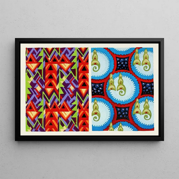 Formes ornementales pour la surface Pl 07 - Christian Stoll — gerahmtes Bild an der Wand