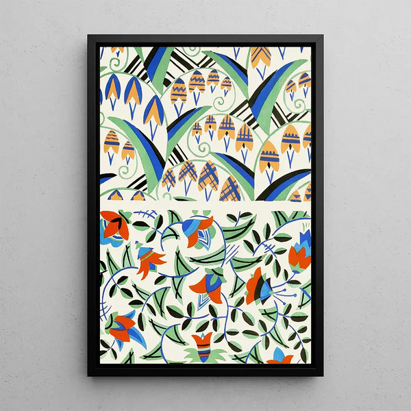 Formes ornementales für die angewandte Kunst auf Oberfläche Pl 21 - Christian Stoll — gerahmtes Bild an der Wand