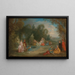Fête champêtre - Christian Wilhelm Ernst Dietrich — gerahmtes Bild an der Wand