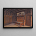 Salle dans un château - Christian Winter — gerahmtes Bild an der Wand