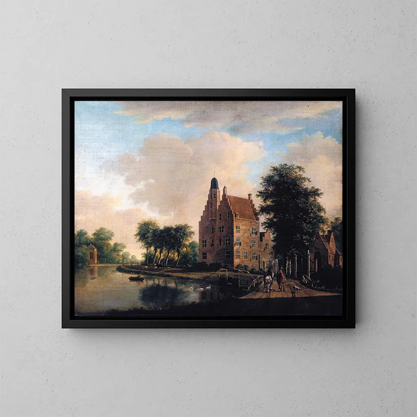 Haus Oudaen bei Breukelen - Christian Zepp — gerahmtes Bild an der Wand
