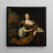 Christina Backer - Michiel Van Musscher — gerahmtes Bild an der Wand