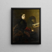 Das unterbrochene Gebet - Christoffel Bisschop — gerahmtes Bild an der Wand