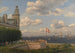 Blick auf die schwedische Küste von den Mauern des Schlosses Kronborg - Christoffer Wilhelm Eckersberg — Ansicht des Kunstwerks